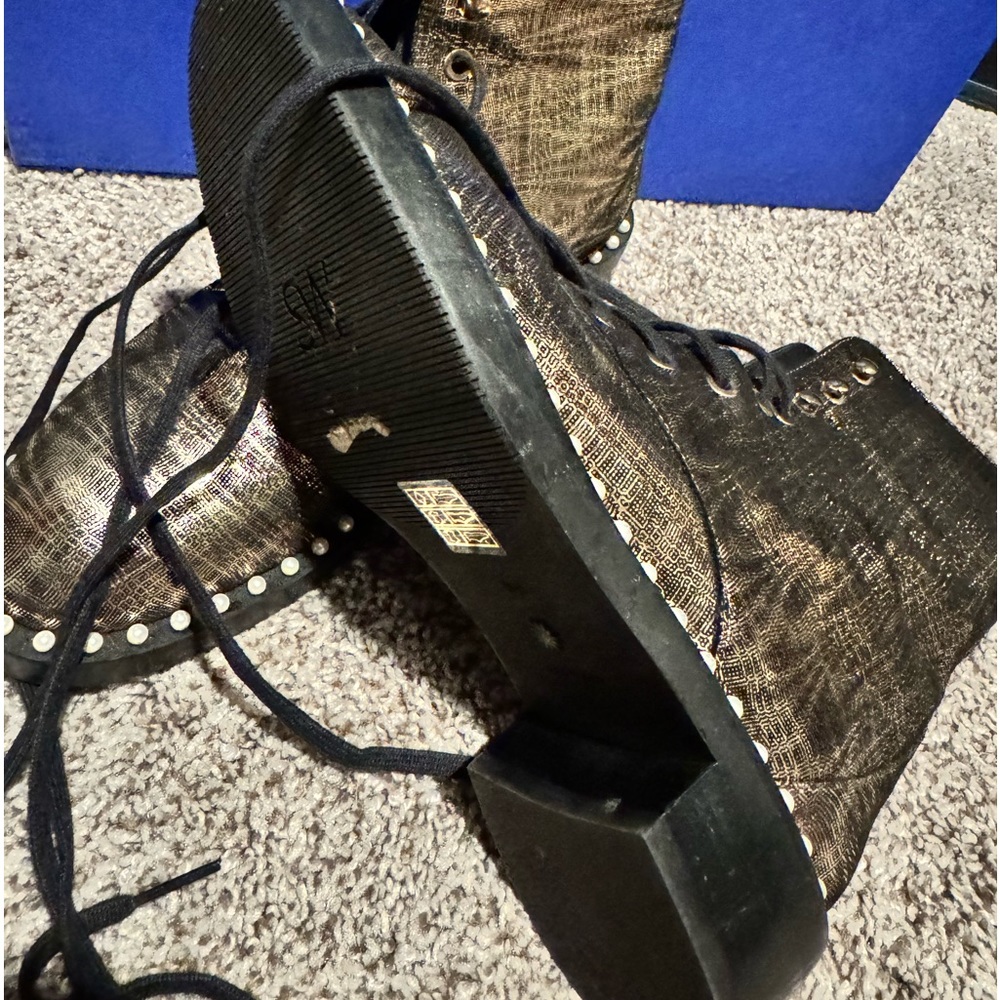Stuart Weirzman Sondra Combat Boots
